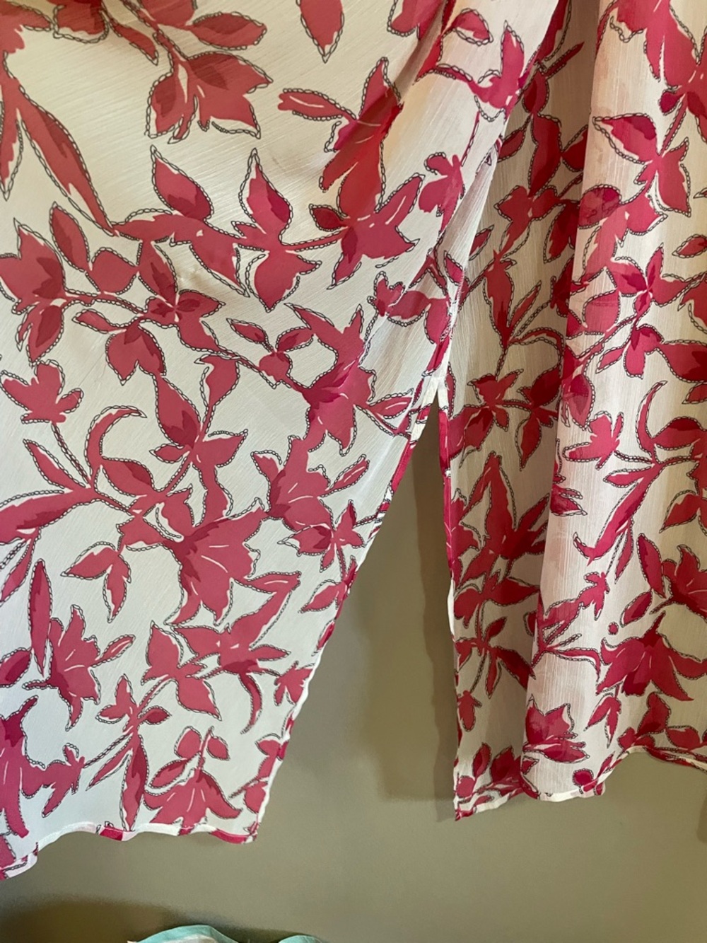 Penningtons White & Pink Floral Open-Front Kimono – Plus Size 4X/5X NWoT - Picture 10 of 14
